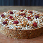 Tarta Crumble de Frambuesa