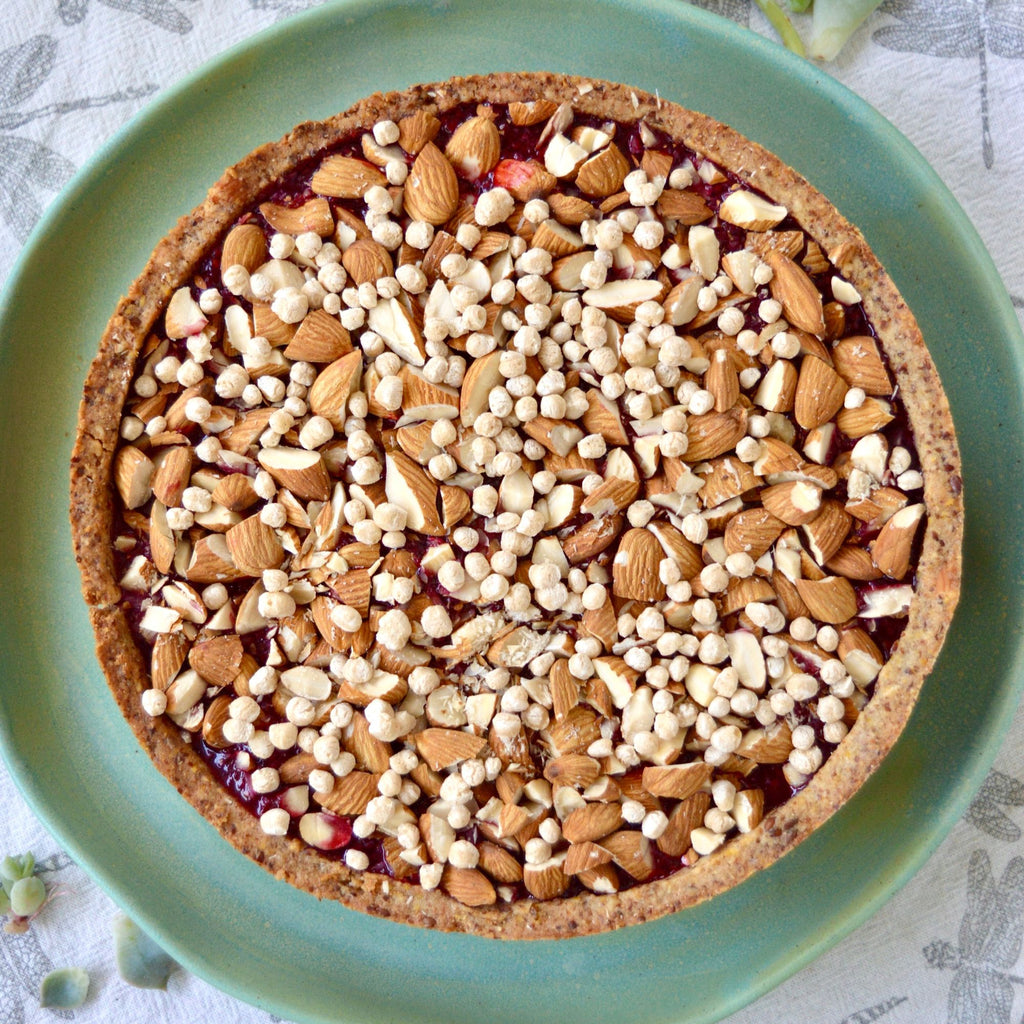 Tarta Crumble de Frambuesa