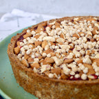 Tarta Crumble de Frambuesa